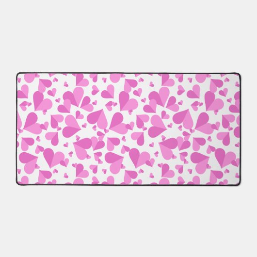 Confetti Hearts Pink Bureaumat (Voorkant)