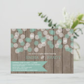 Confetti Hout Rustige stelletjes Kaart (Staand voorkant)