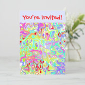 Confetti Invitations de Modèles personnalisés à Pe (Debout devant)