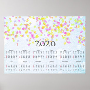 Confetti Kalender 2020 Poster