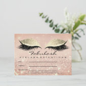 Confetti Lashes Gold Lux Makeup Certificate Gift (Staand voorkant)