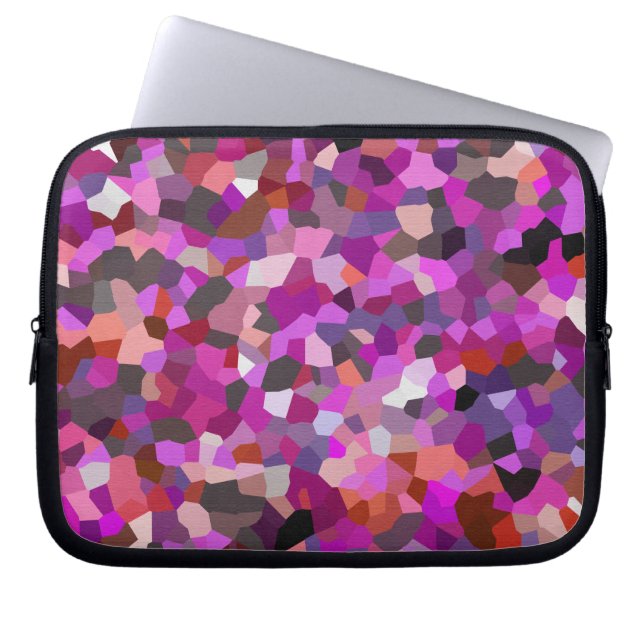 Confetti Magenta Mind Laptop Sleeve (Voorkant)