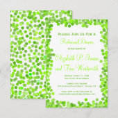 Confetti Mariage de répétition Invitations (Devant / Derrière)