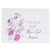 Confetti mariage fille fleur favoriser grand sac c (Dos)