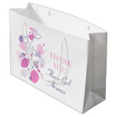 Confetti mariage fille fleur favoriser grand sac c (Dos Angle)