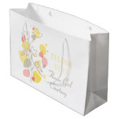 Confetti mariage fille fleur favoriser grand sac c (Dos Angle)