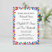 Confetti Mariage Rehearsal Invitations (Debout devant)