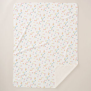 Confetti meisje sherpa deken