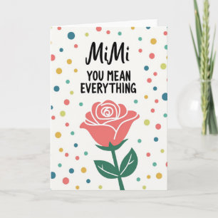 Confetti Moederdag Liefde Kaart