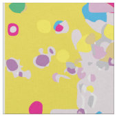 Confetti Motif Tissu jaune (Fermer)