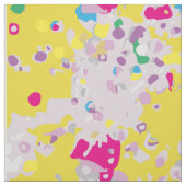 Confetti Motif Tissu jaune (Échantillon)