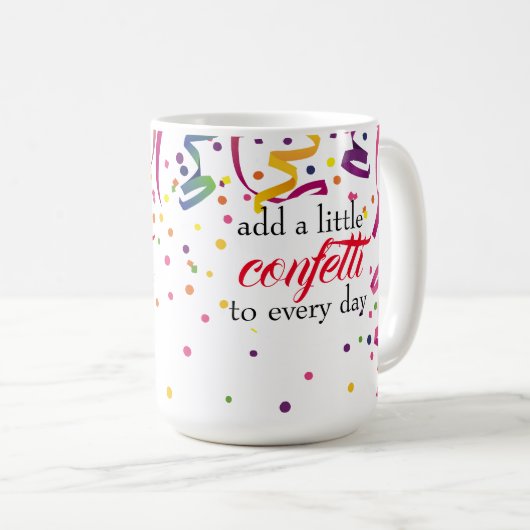 Confetti Mug coloré (Devant droit)