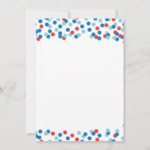 Confetti Nautical Boys Baby shower Invitation (Dos)