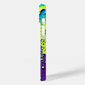 Confetti Neon Dripping Melding Heldere kleuren Case-Mate iPhone Case (Achterkant / Links)