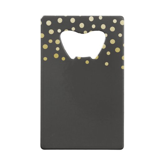 Confetti noir et or (Dos)