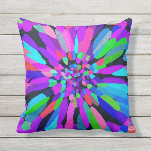 Confetti Paars Buitenkussen