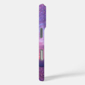 Confetti Paarse Ocean Sunset Foto Script Name Case-Mate iPhone Case (Achterkant / Rechts)