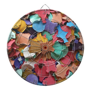 Confetti Party Carnival Colorful Paper Funny Dartbord