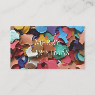 Confetti Party Carnival Colorful Paper Funny Visitekaartje