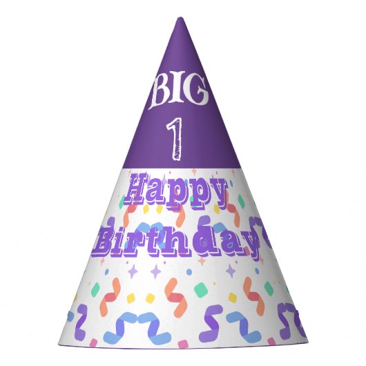 Confetti Party Pet Feesthoedjes (Voorkant)