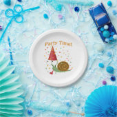 Confetti Party Time! slak Papieren Bordje (Feest)