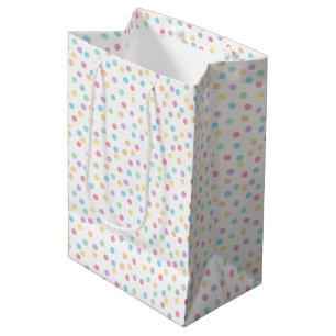Confetti Pastels (Stippen) Medium Cadeauzakje