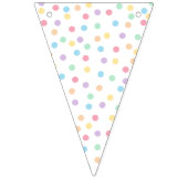 Confetti Pastels (Stippen) Vlaggetjes (Tweede vlag)
