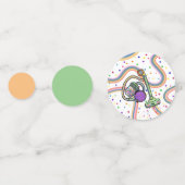 Confetti personnalisable de fête de vide (Devant)