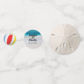 Confetti personnalisé à thème de plage (Devant)