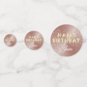 Confetti personnalisé table de fête du 40e anniver (Derrière)