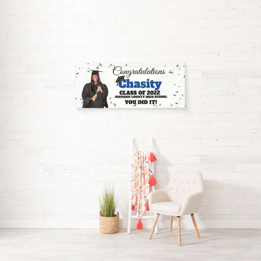 Confetti Photo Afstuderen Banner (Insitu)