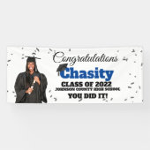 Confetti Photo Afstuderen Banner (Horizontaal)