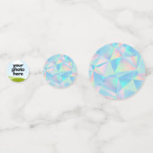 Confetti photo personnalisé avec accents holograph (Devant)