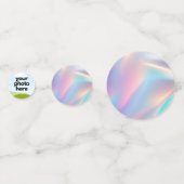 Confetti photo personnalisé avec accents holograph (Devant)