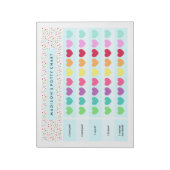 Confetti Potty Cart Notitieblok (Gedraaid)