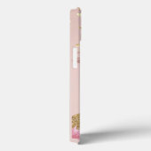 Confetti, Roos goudpenseel Roze vlammen Case-Mate iPhone Case (Achterkant / Rechts)