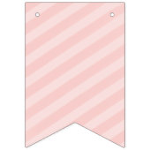 Confetti rose et or première bannière d'anniversai (Premier drapeau)