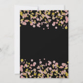 Confetti Rose Gold Bridal Showeuse Invitation (Dos)