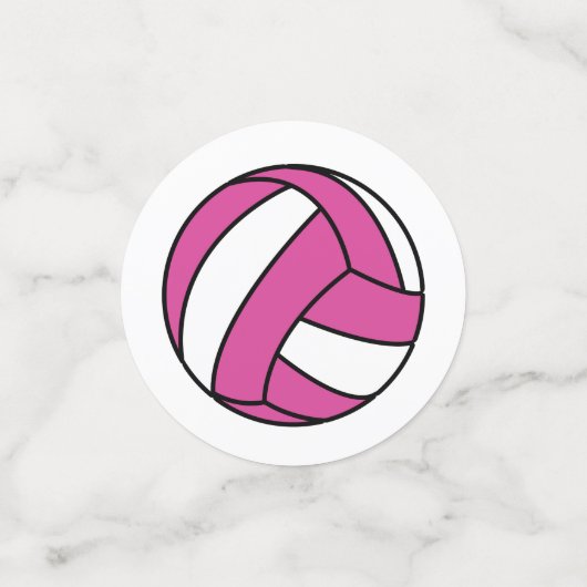 confetti rose volleyball (Petit recto)