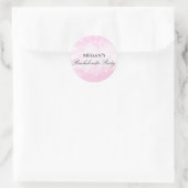 Confetti Roze Bachelorette Party Sticker (Tas)
