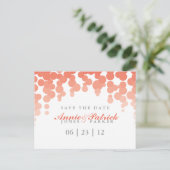Confetti Save the Date Briefkaart (Staand voorkant)