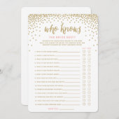 Confetti Shower | Wie kent de beste kaarten van de (Voorkant / Achterkant)