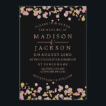 Confetti Sparkle Rose Gold Wedding Invitations<br><div class="desc">Confetti Sparkle Shine Faux Rose invitations Gold & Gold Wedding avec Arrière - plan Color Editable. Avec la police de script de brosse tendance! ~ Modifiez facilement la couleur arrière - plan de l'aquarelle, il vous suffit de cliquer sur "Personnaliser" Faites défiler le texte et les images jusqu'à ce que...</div>