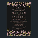 Confetti Sparkle Rose Gold Wedding Invitations<br><div class="desc">Confetti Sparkle Shine Faux Rose invitations Gold & Gold Wedding avec Arrière - plan Color Editable. Avec la police de script de brosse tendance! ~ Modifiez facilement la couleur arrière - plan de l'aquarelle, il vous suffit de cliquer sur "Personnaliser" Faites défiler le texte et les images jusqu'à ce que...</div>