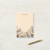 Confetti Splatter Boarder  Waterverf Post-it® Notes (Op bureau)
