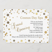 Confetti Sprinkle Grand Opening Business nodigt u Kaart (Voorkant / Achterkant)