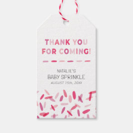 Confetti Sprinkles Baby Girl Sprinkle Favor Cadeaulabel