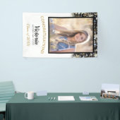 Confetti Stars Gefeliciteerd 2025 Afstuderen Foto Spandoek (Beurs)