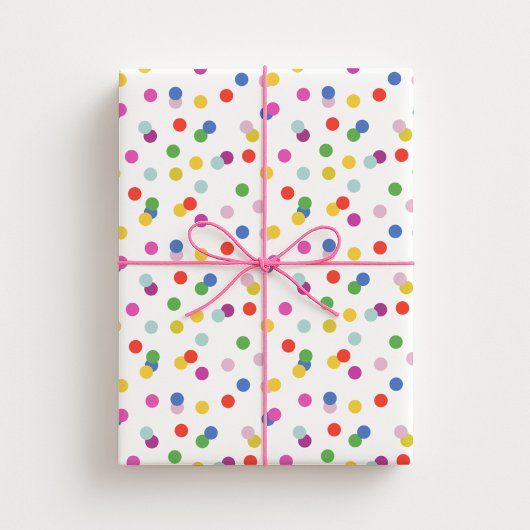 confetti-stippen-inpakpapier cadeaupapier