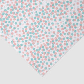 Confetti stippen Koraal Groen Weefselpapier Tissuepapier (Detail)